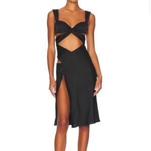 Twist Cut Out Mini Dress in Black
DANIELLE GUIZIO